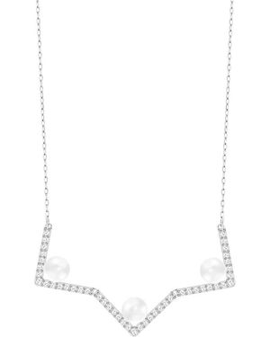 Swarovski Edify Medium Halskette - Weiß