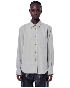 Rohe Overhemden ,Relaxed Shirt - Grijs