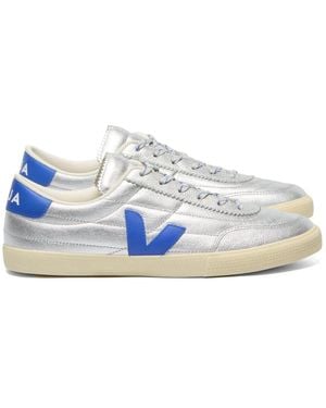 Veja Schoenen ,Grijs ,Leer La Panenka O.T - Blauw