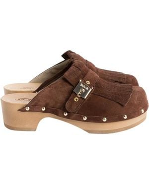 Scholl Clogs - Brown