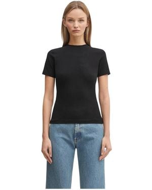 Vetements Logo Fitted T-Shirt - Zwart