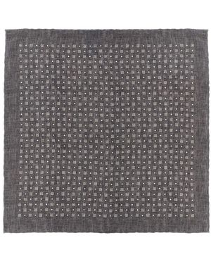 Brunello Cucinelli Accessoires ,Grijs ,Bowties & Ties - Zwart