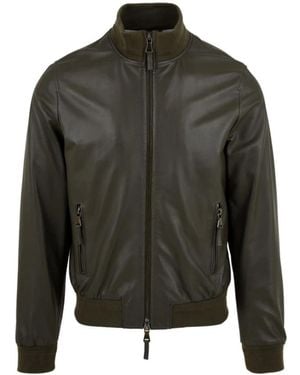 The Jack Leathers Leather Jackets - Green