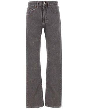 MM6 by Maison Margiela Straight Jeans - Gris