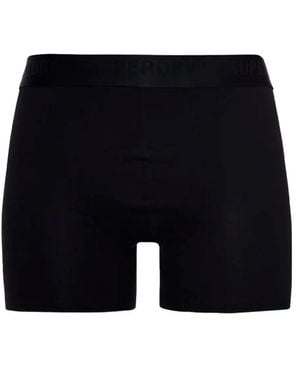 Superdry Logo Boxer Pack X3 Unbegrenzt - Schwarz