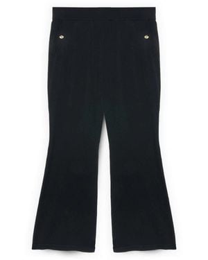 FIORELLA RUBINO Wide Trousers - Nero