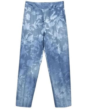 Ermanno Scervino Cropped Trousers - Blue