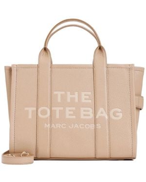 Marc Jacobs The Leather Medium Tote - Natur