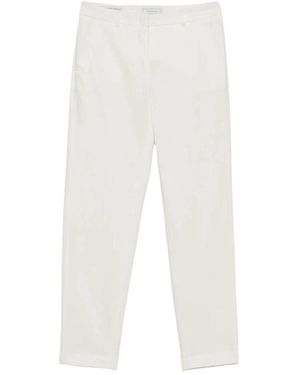 Peserico Rechthoekige Pantalon - Wit