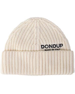 Dondup Gerippte Wollmütze - Natur