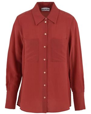 Attic And Barn Rote bluse mit modell atsh004