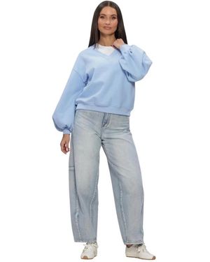 Ydence Truien & Vesten ,Blauw ,Katoen Sweater Kyomi