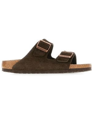 Birkenstock Sliders - Brown
