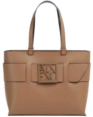 ARMANI EXCHANGE Tassen ,Bruin ,Polyester Susy S Tote Bag