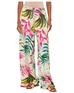 Guess Wide Trousers - Multicolore