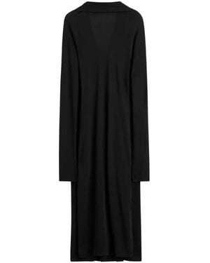 TOTEME Kleedjes ,Zwart ,Cocoon Cape Dress