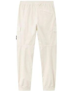 Stone Island Straight Trousers - Natural