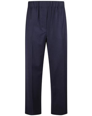 Weekend by Maxmara Straight Trousers - Blue
