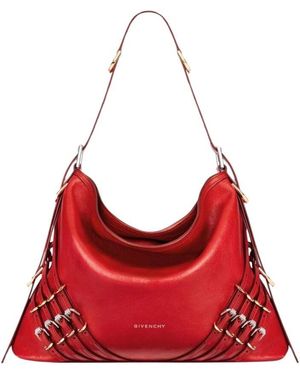 Givenchy Rote Schultertasche Mit Ausschnitt