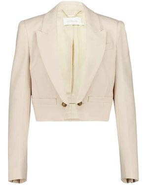 Zimmermann Jassen ,Wol Hypnotic Cropped Blazer - Naturel