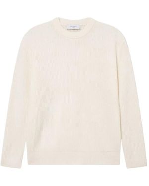 Les Deux Round-Neck Knitwear - White
