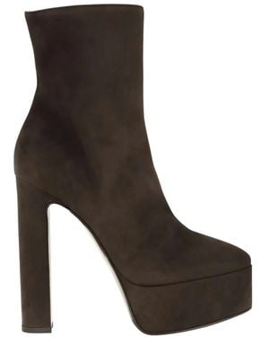 Le Silla Heeled Boots - Marrone