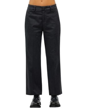 Dondup Straight Trousers - Blu