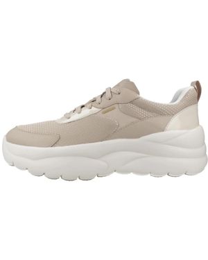 Geox Schoenen ,Leer Xtors Platform Trainer - Wit