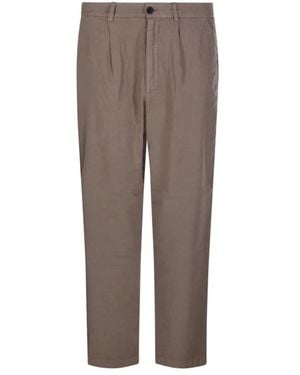 Department 5 Straight Trousers - Brown