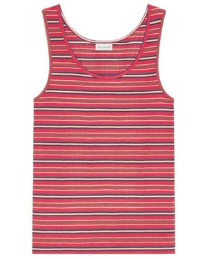 Dries Van Noten Tops ,Rood ,Katoen Heme Bis 4622 Tank Top
