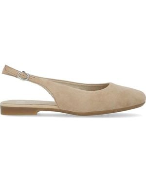 Remonte Ballerina Shoes - Natural