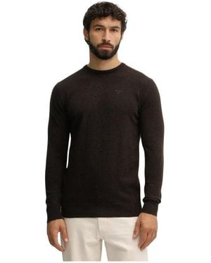 Barbour Round-Neck Knitwear - Negro