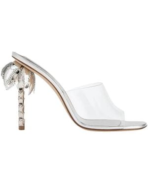 DUHA Heeled Mules - Blanco