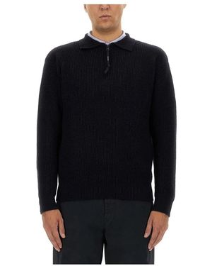 Aspesi M171 Rundhals-Pullover - Schwarz