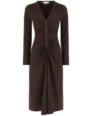 Michael Kors Midi Dresses - Brown