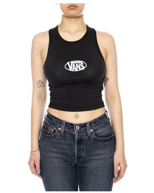 Vans Tops ,Zwart ,Katoen Sleeveless Tops