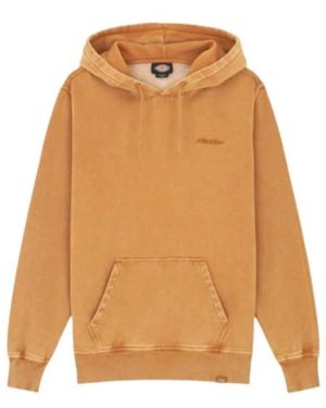 Dickies Hoodies & Sweatvesten ,Bruin ,Katoen Plentywood Hoodie - Oranje