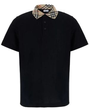 Burberry Polo Shirts - Negro