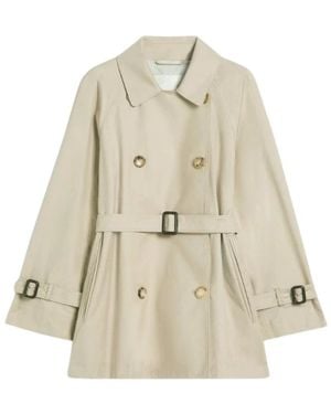 Max Mara The Cube Cropped Trench - Naturel