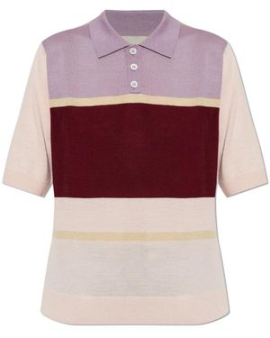 Marni Truien & Vesten ,Paars ,Wol Wool Polo Sweater - Rood