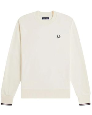 Fred Perry Sweatshirts - White
