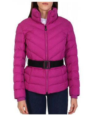 EA7 Padding Jacket With Belt - Paars