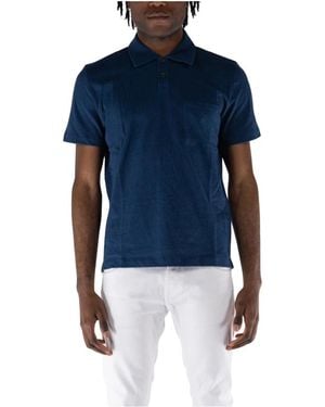 Universal Works Polo Shirts - Blue