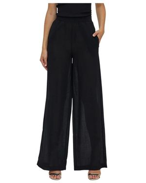 FEDERICA TOSI Wide Trousers - Black