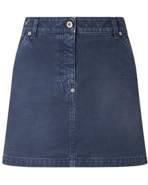 Halfboy Denim Skirts - Bleu