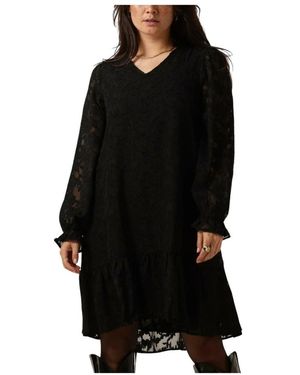 Moves Naomilla Schwarzes Mini-Kleid