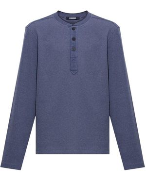 Jacquemus Tops ,Blauw ,Katoen Top Tricot