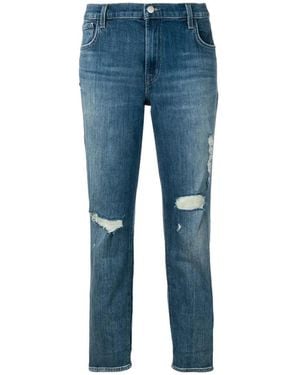 J Brand Cropped Jeans - Blue