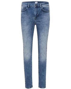 Saint Tropez Jeans ,Blauw ,Denim Slim-Fit Jeans