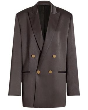 Alberta Ferretti Blazers - Brown